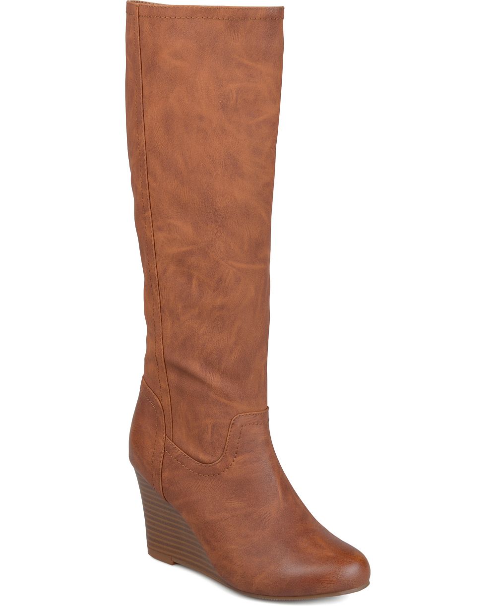 Journee Collection Женские высокие сапоги на платформе Langly