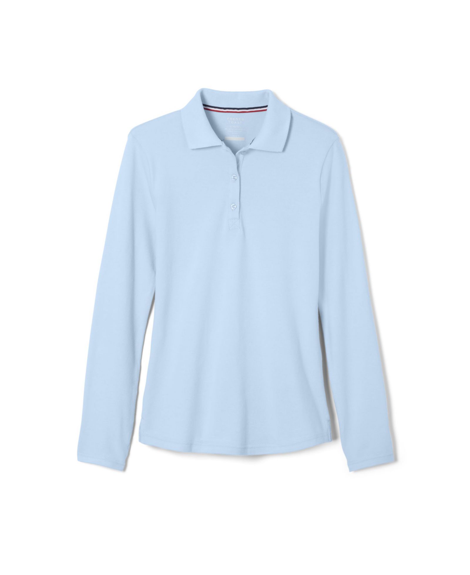 Детское поло French Toast Little Girls Long Sleeve Stretch Pique