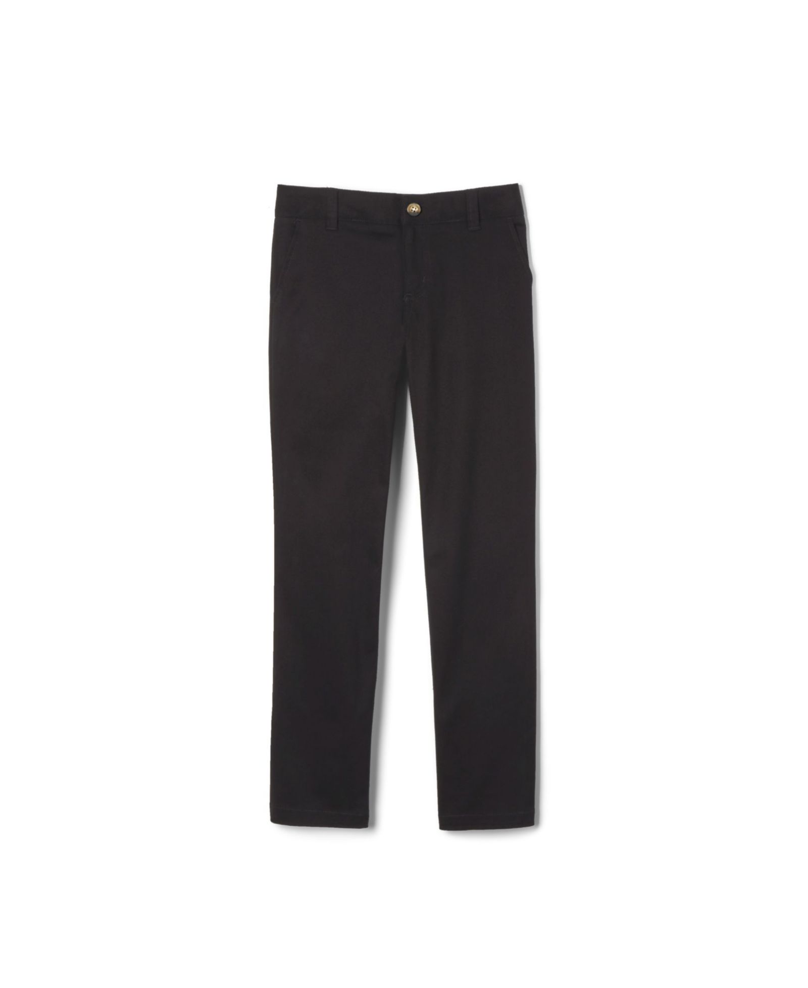 Big Girls Adjustable Waist Stretch Twill Straight Leg Pant