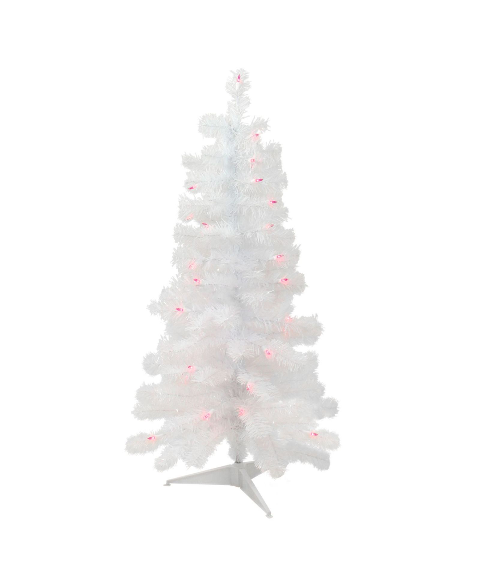 Искусственная ель Northlight 3' Pre-Lit White Iridescent Pine