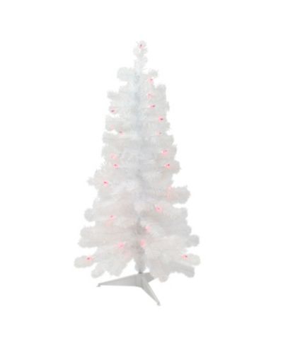 Искусственная ель Northlight 3' Pre-Lit White Iridescent Pine