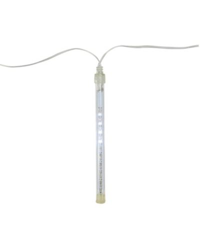 Northlight Set of 10 Dripping Transparent Icicle Snowfall Christmas Light Tubes 6.5"