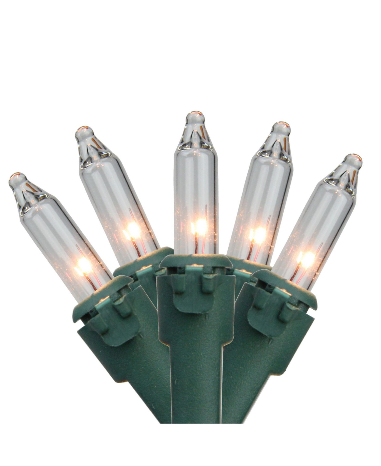 Гирлянда Northlight Clear Mini Christmas Lights 2.5" Green Wire