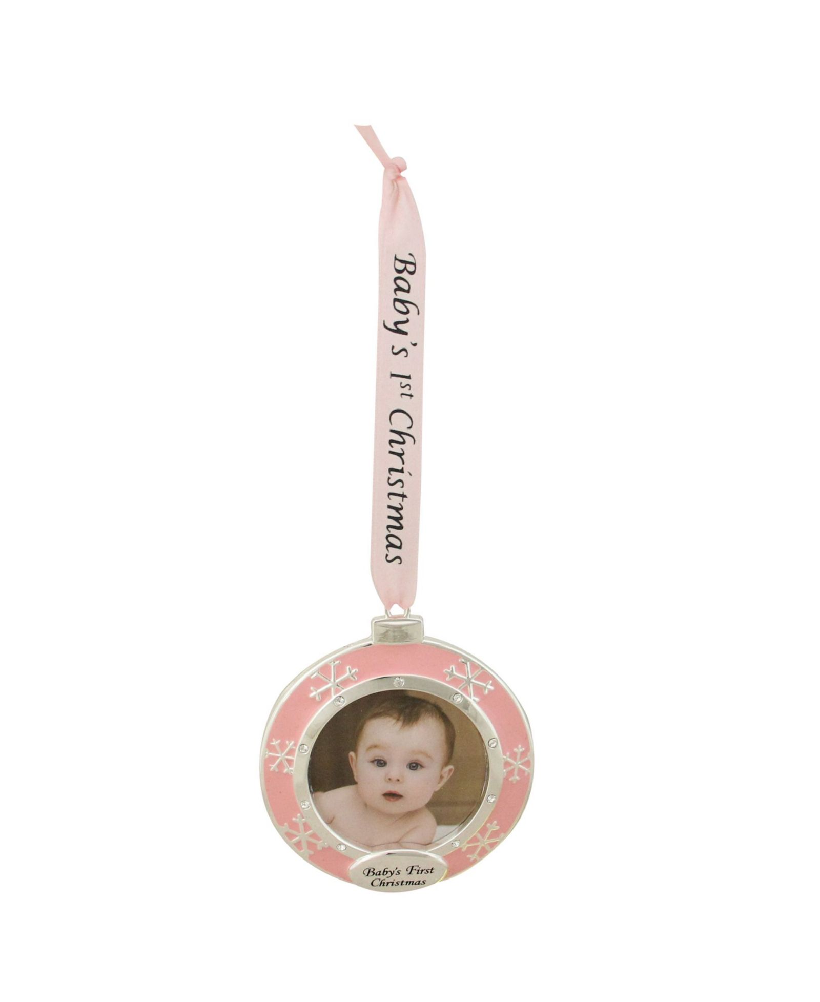 Northlight 3" Рождественское украшение Baby's First Christmas с кристаллами