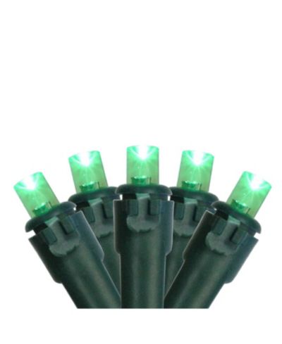 Northlight Зеленые рождественские сетчатые LED гирлянды 4' x 6"