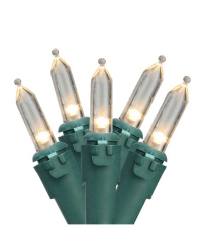 Гирлянда Northlight Warm White LED 4" Spacing Green Wire