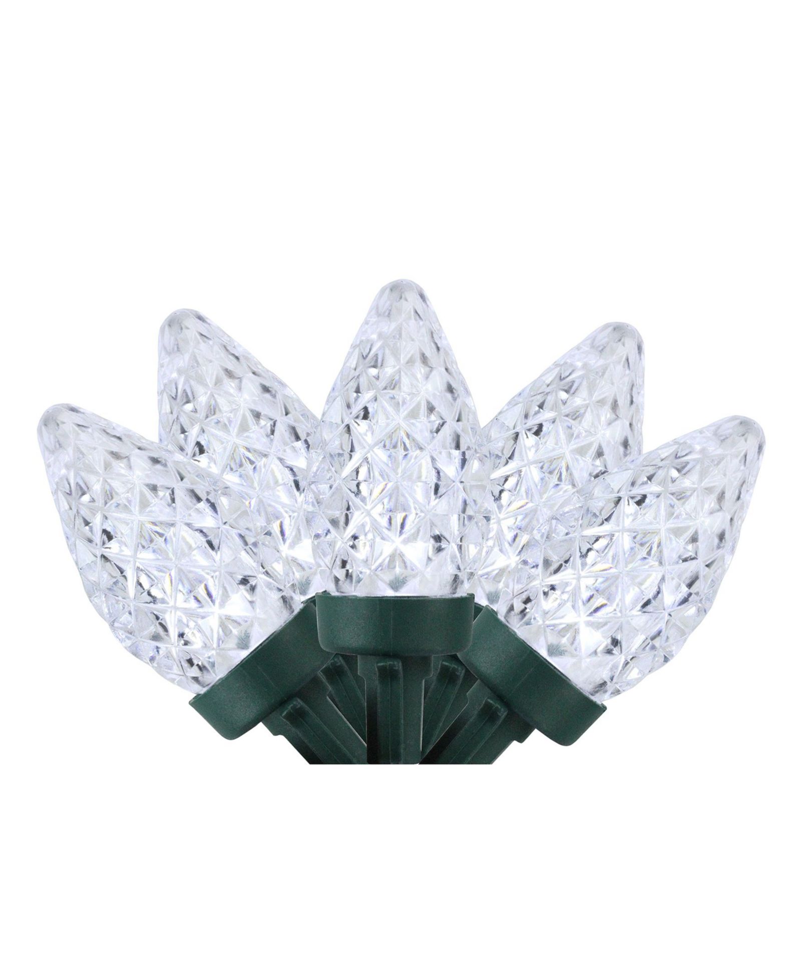 Northlight набор из 100 белых светодиодных гирлянд C7 Christmas Lights - Green Wire