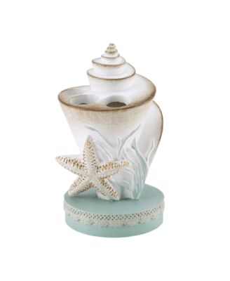 Avanti Farmhouse Shell Textured Resin Toothbrush Holder