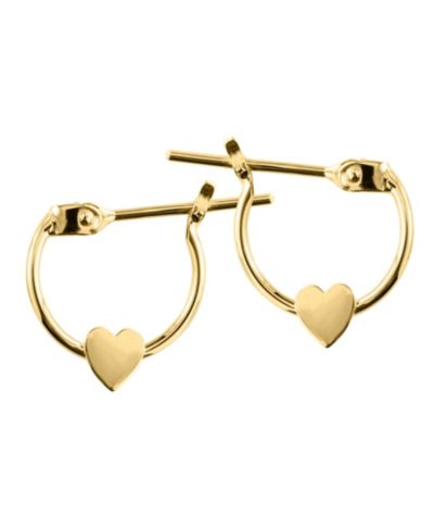 Детские серьги Heart 14k Yellow Gold