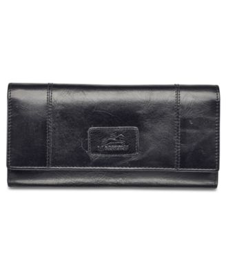 Женский кошелек Mancini Casablanca Collection RFID Secure Trifold Wing