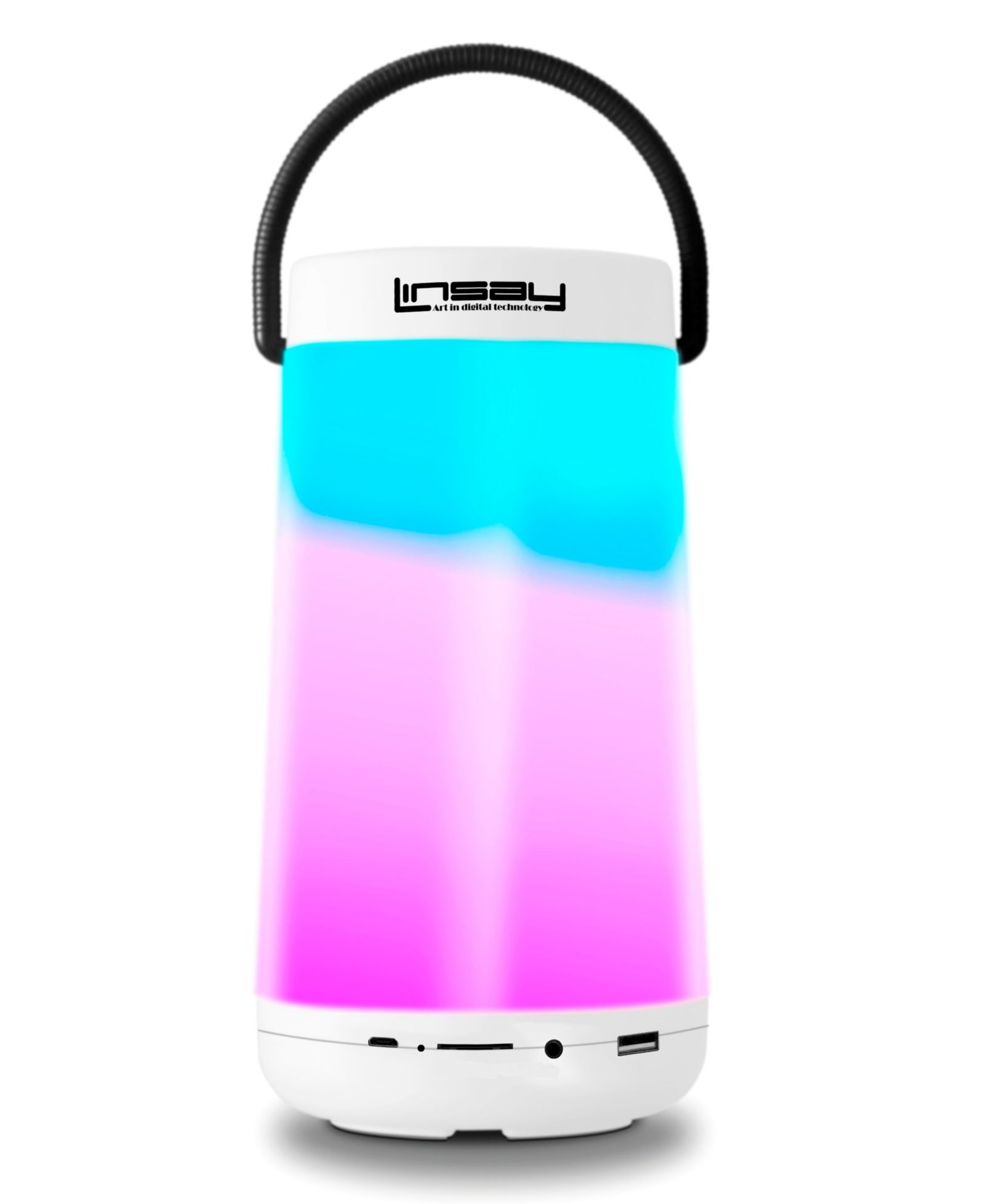 Linsay SLP-500CW Portable Bluetooth LED Light Speaker
