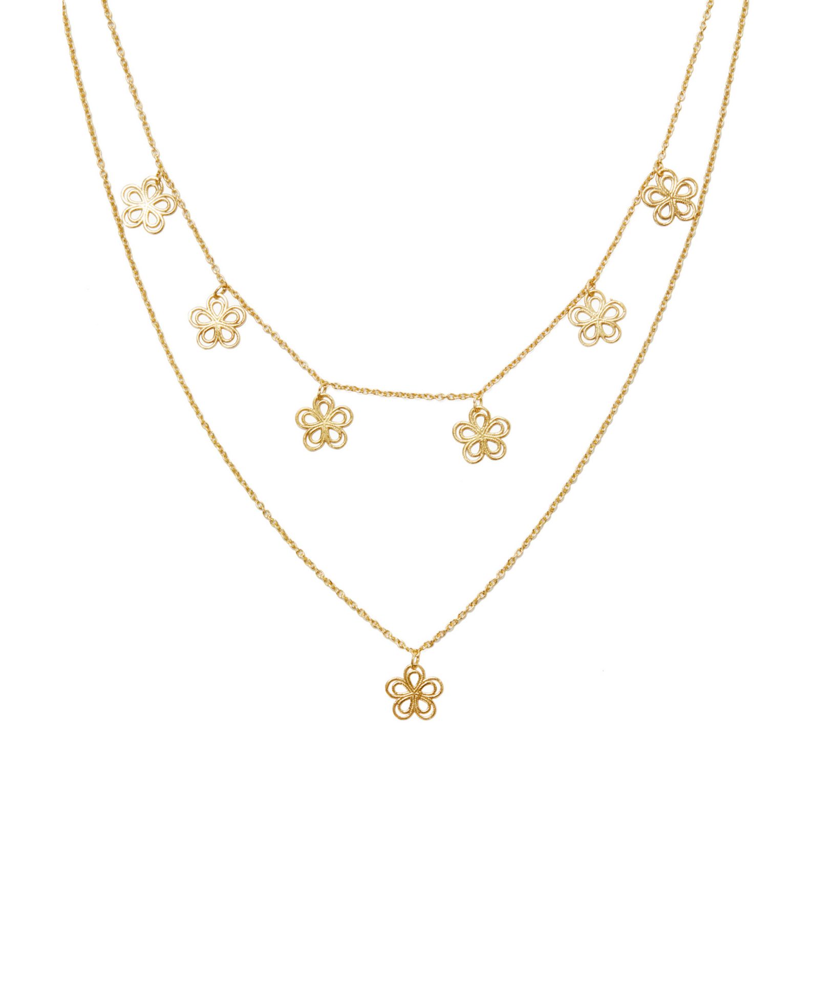 Amorcito многослойное ожерелье Flower Child