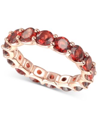 Rhodolite Garnet Band (1/2 c.t. t.w.) in Sterling Silver (Also Available In Citrine, Blue Topaz, Multi, Opal, and Amethyst)