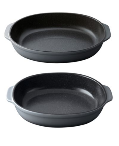 BergHOFF Gem Collection Stoneware Set of 2 Oval Baking Dishes