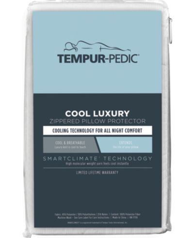 Защитный чехол на подушку с молнией Tempur-Pedic Cool Luxury, стандарт/квин