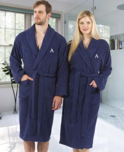 Банный халат Linum Home 100% Turkish Cotton, Navy