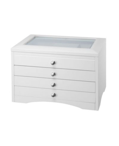 PKO Inc. Elegant Lift Top Jewelry Box