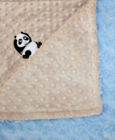 Детский плед Lil' Cub Hub Minky с вышиванием панды