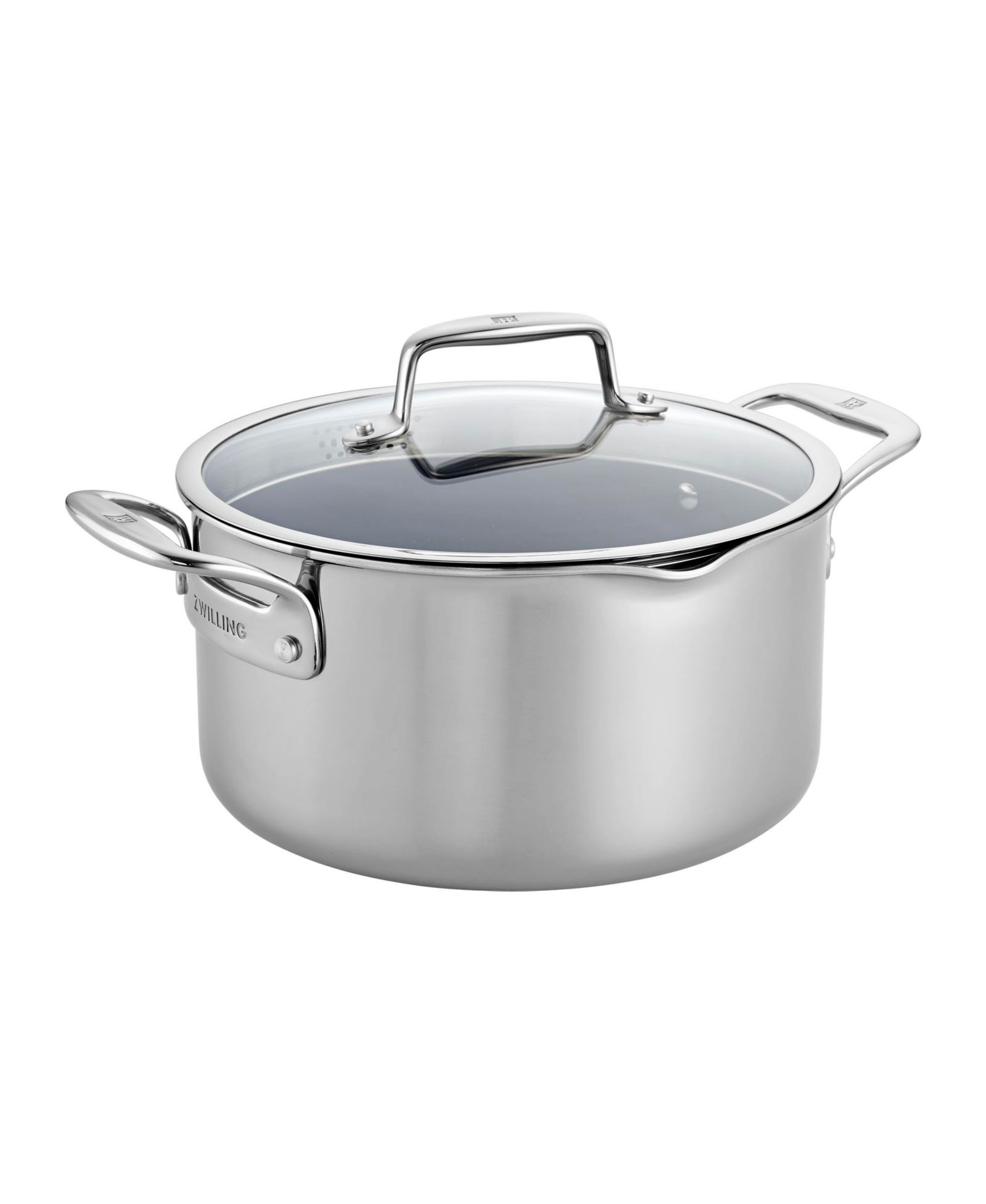 Zwilling Clad CFX 6-Qt. Dutch Oven with Strainer Lid and Pouring Spouts