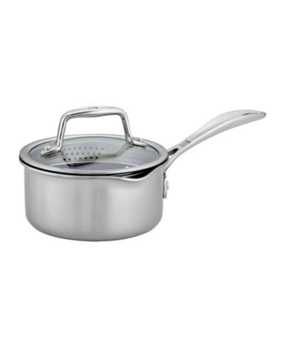 Zwilling Clad CFX 1-Qt. Сотейник с крышкой-ситом и носиком