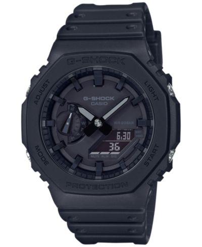 Аналого-цифровые часы G-Shock Black Resin Strap 45.4mm