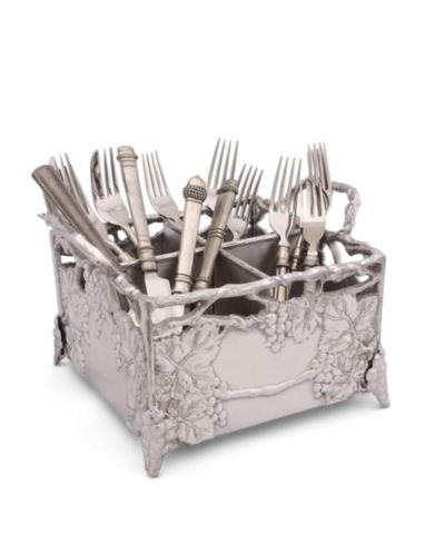 Подставка для столовых приборов Arthur Court Designs Aluminum Grapevine