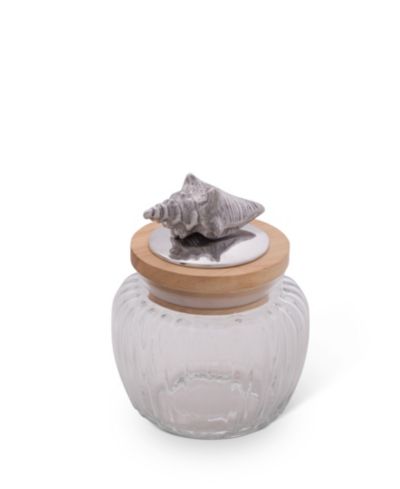 Arthur Court стеклянная банка для кухни с герметичной крышкой Ocean Shell Knob