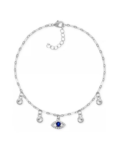 Браслет на ногу And Now This Blue Evil Eye Crystal Station