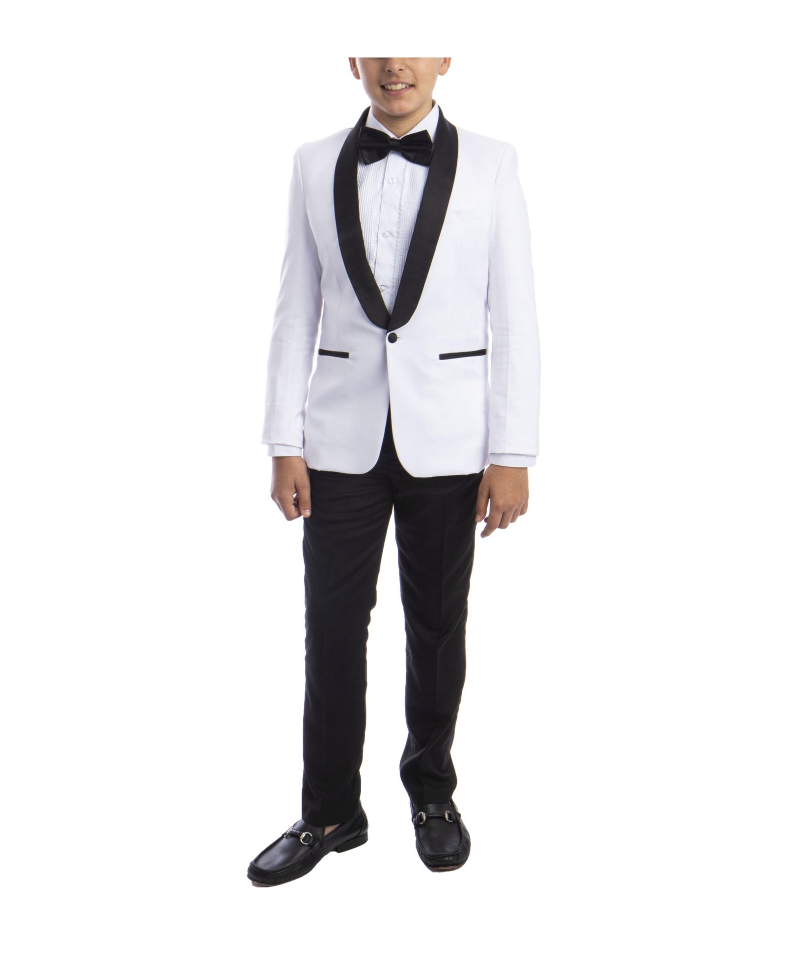 Костюм Perry Ellis Big Boy's 5-Piece Slim Fit Shawl Tuxedo