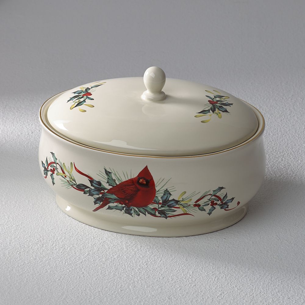 Lenox Winter Greetings Covered Dish