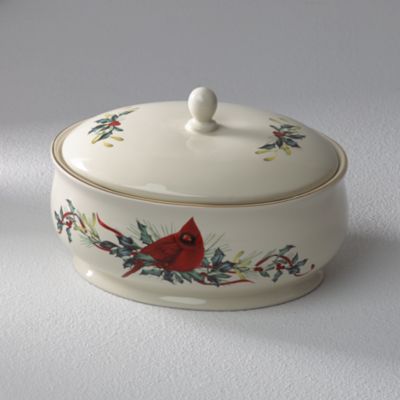Декоративное блюдо Lenox Winter Greetings Covered Dish