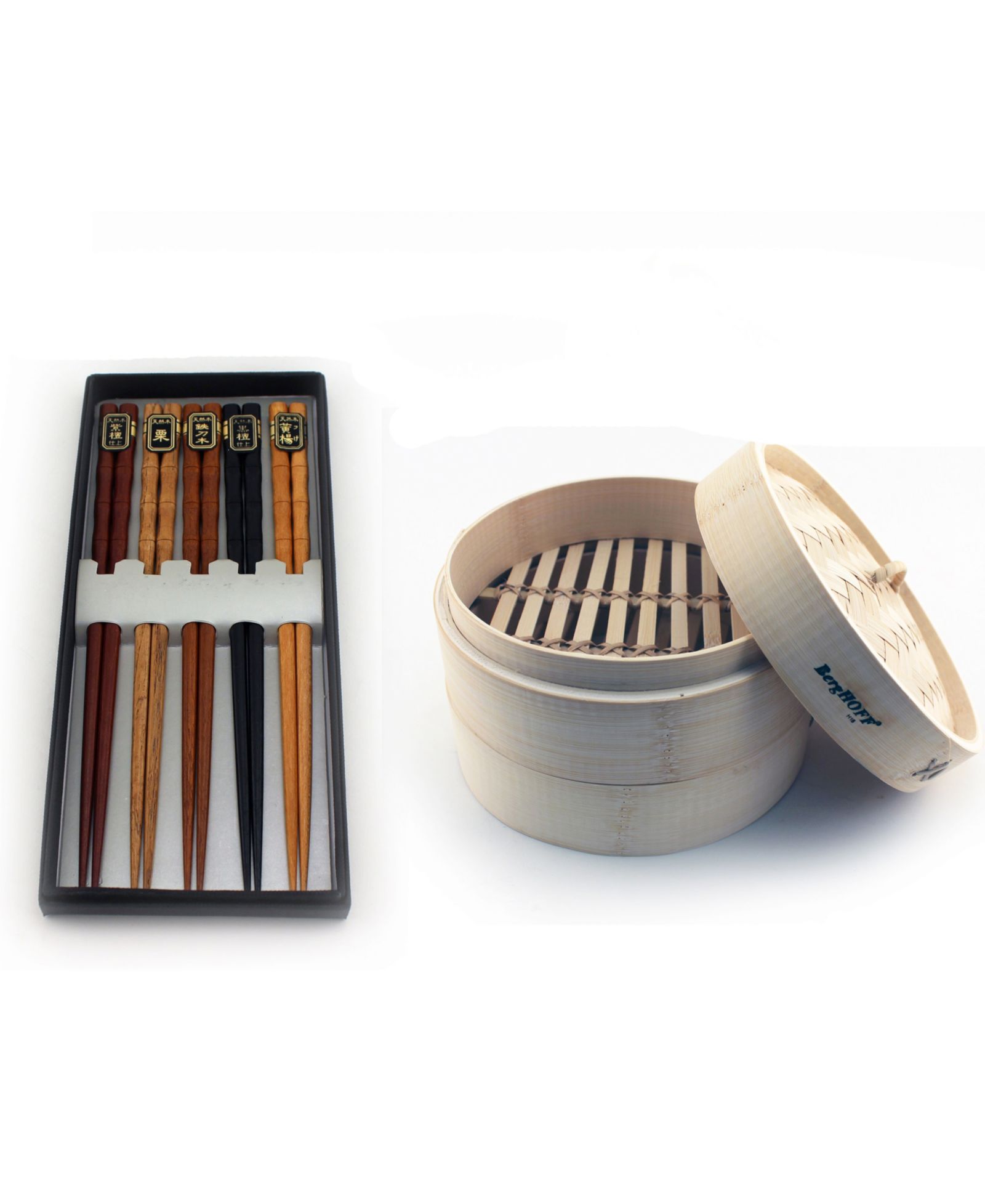 Набор BergHOFF Bamboo 11-Pc Steamer & Chopstick Set