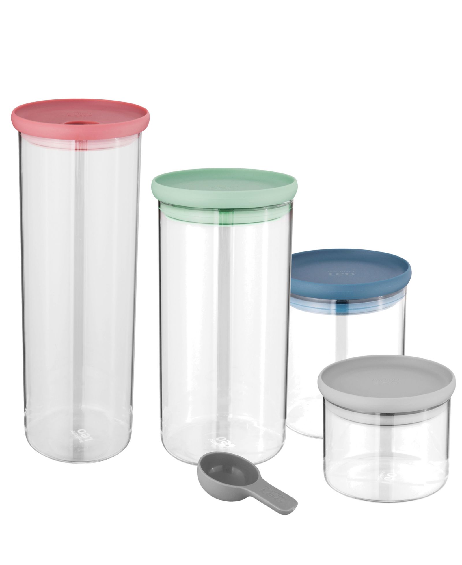 BergHOFF Leo Collection 4-Pc. Covered Container Set and Scoop