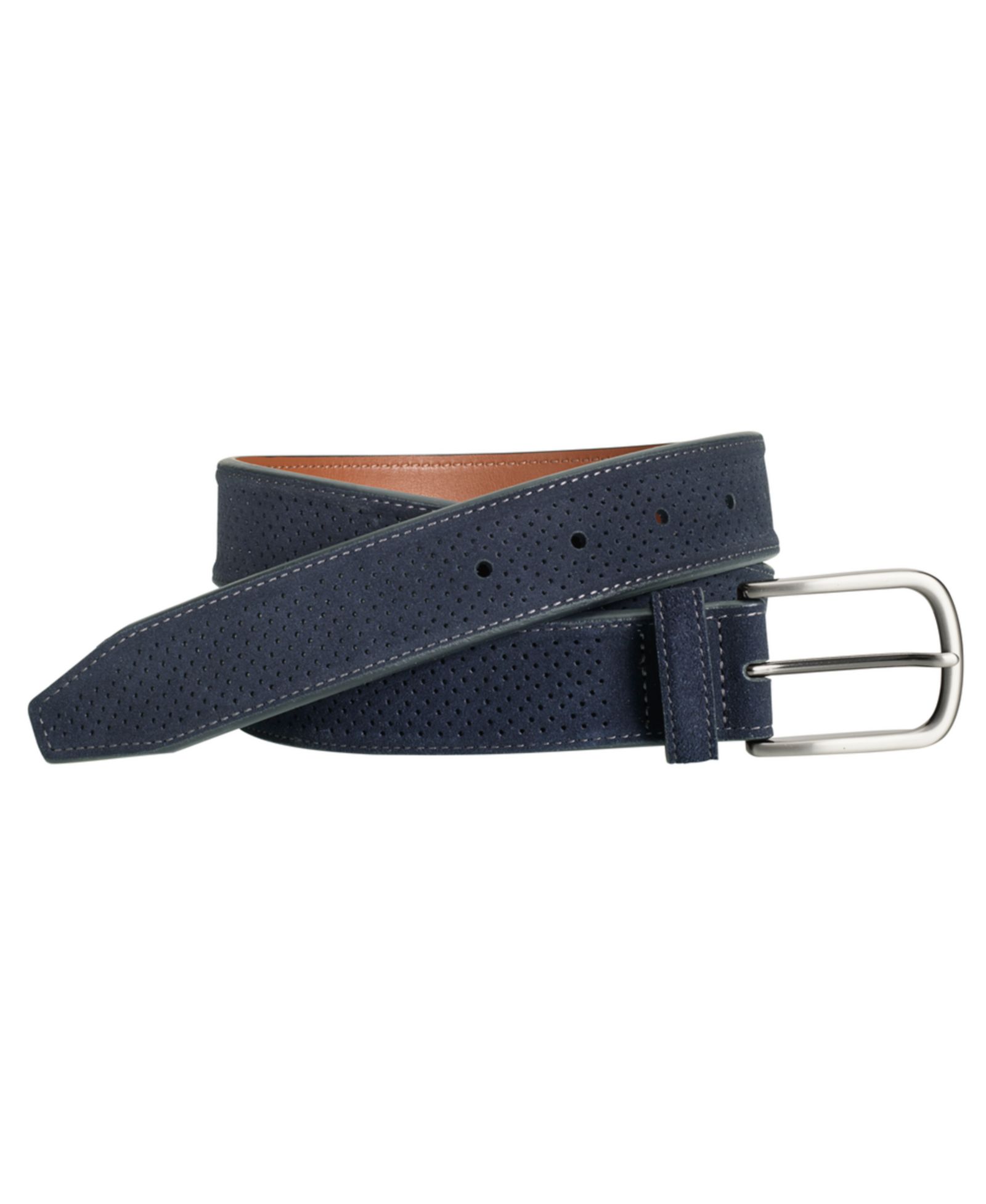 Ремень Johnston & Murphy Perfed Suede Belt