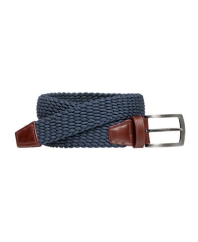 Johnston & Murphy Мужской трикотажный ремень с эффектом stretch