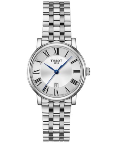 Tissot Женские часы Swiss Carson Premium Stainless Steel 30mm