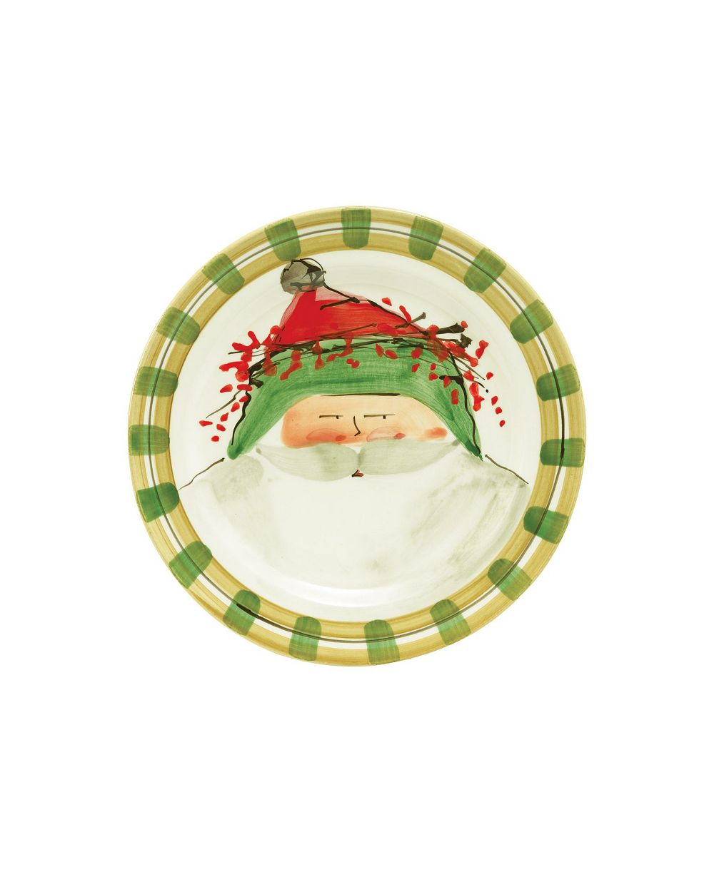 Vietri Old St. Nick Green Salad Plate