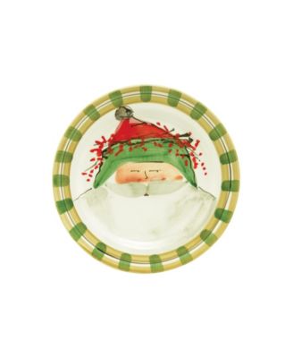 Vietri Old St. Nick Green Salad Plate