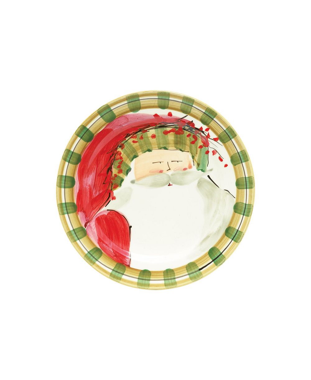 Салатная тарелка Vietri Old St. Nick Stripe