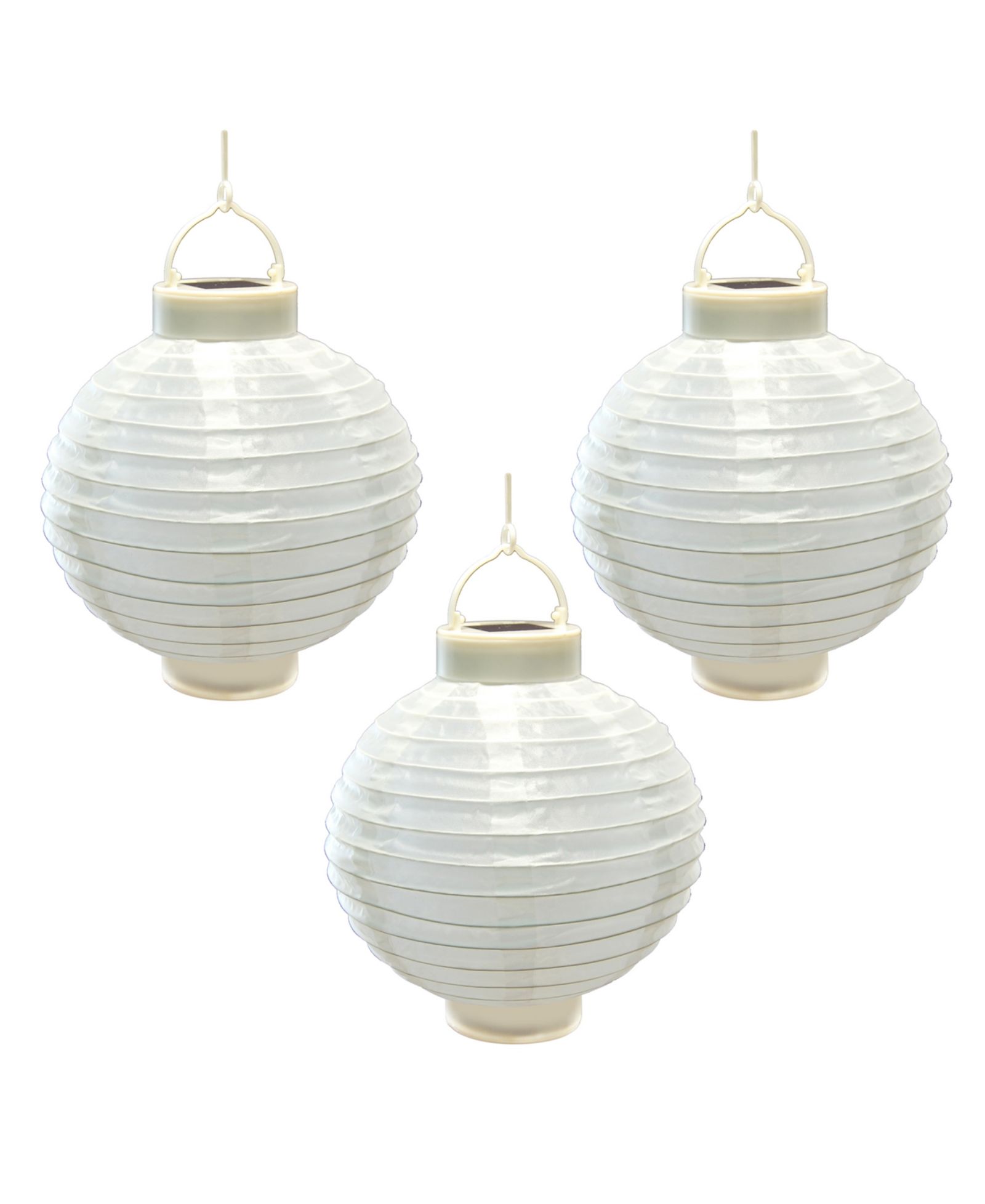 Набор фонарей Lumabase Solar Powered Nylon Lanterns, Set of 3