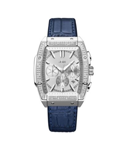 JBW Men's Echelon Diamond (1/4 ct. t.w.) Watch in Stainless Steel 41mm