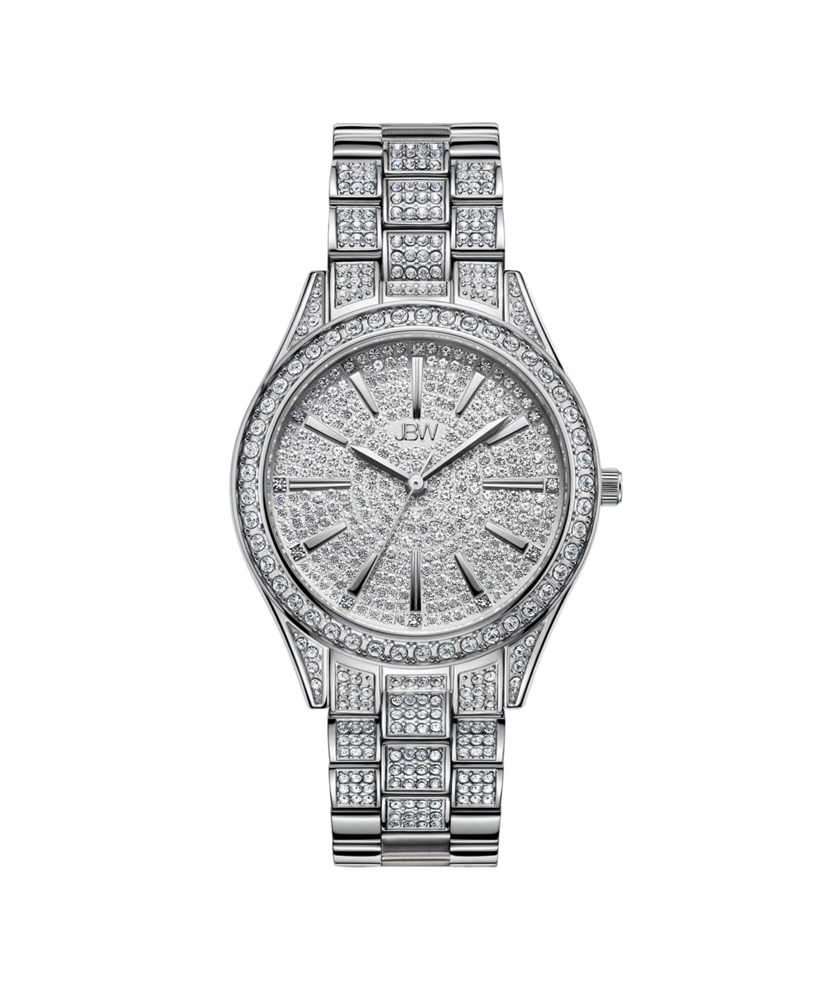 JBW Women's Cristal Diamond (1/8 ct. t.w.) Watch in Stainless Steel Watch 38mm