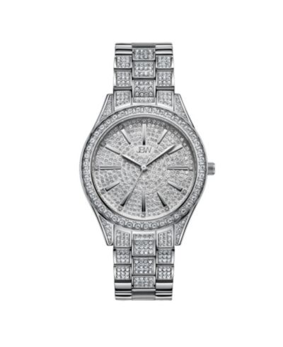 Женские часы JBW Cristal Diamond (1/8 ct. t.w.) из нержавеющей стали, 38mm