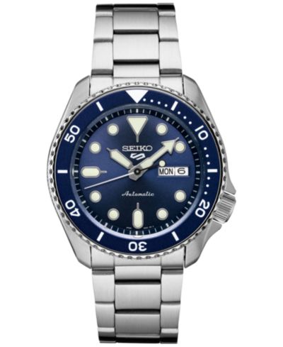 Seiko Мужские автоматические часы 5 Sports Stainless Steel Bracelet 42.5mm