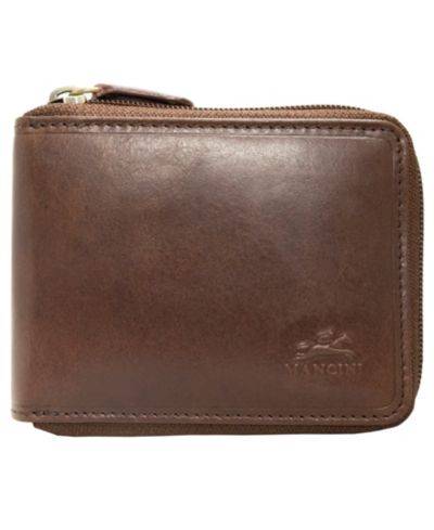 Кошелек Mancini Men's Boulder Collection RFID Secure Zippered с отъемным картхолдом