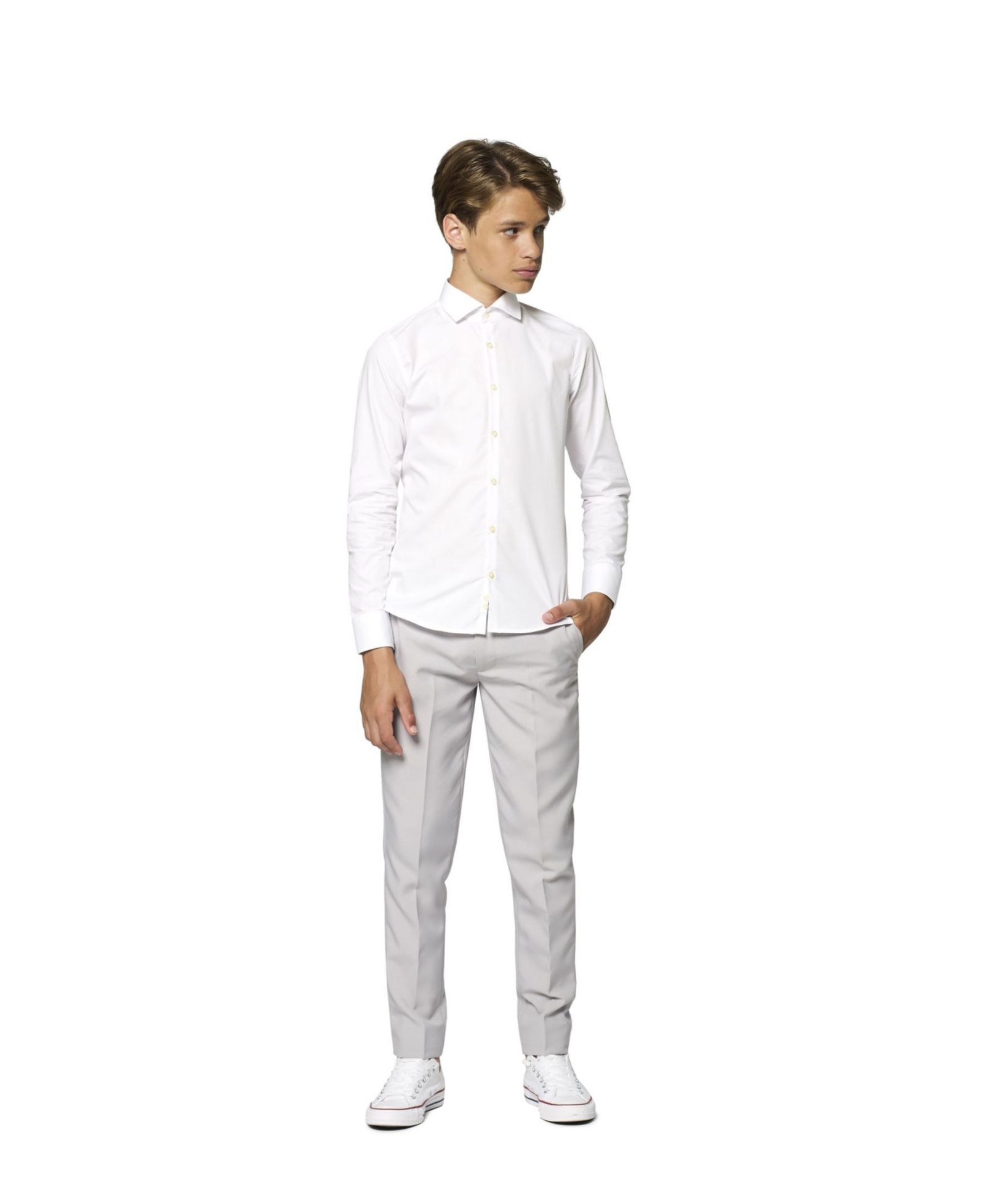 Мужская рубашка TEEN BOYS LS WHITE KNIGHT