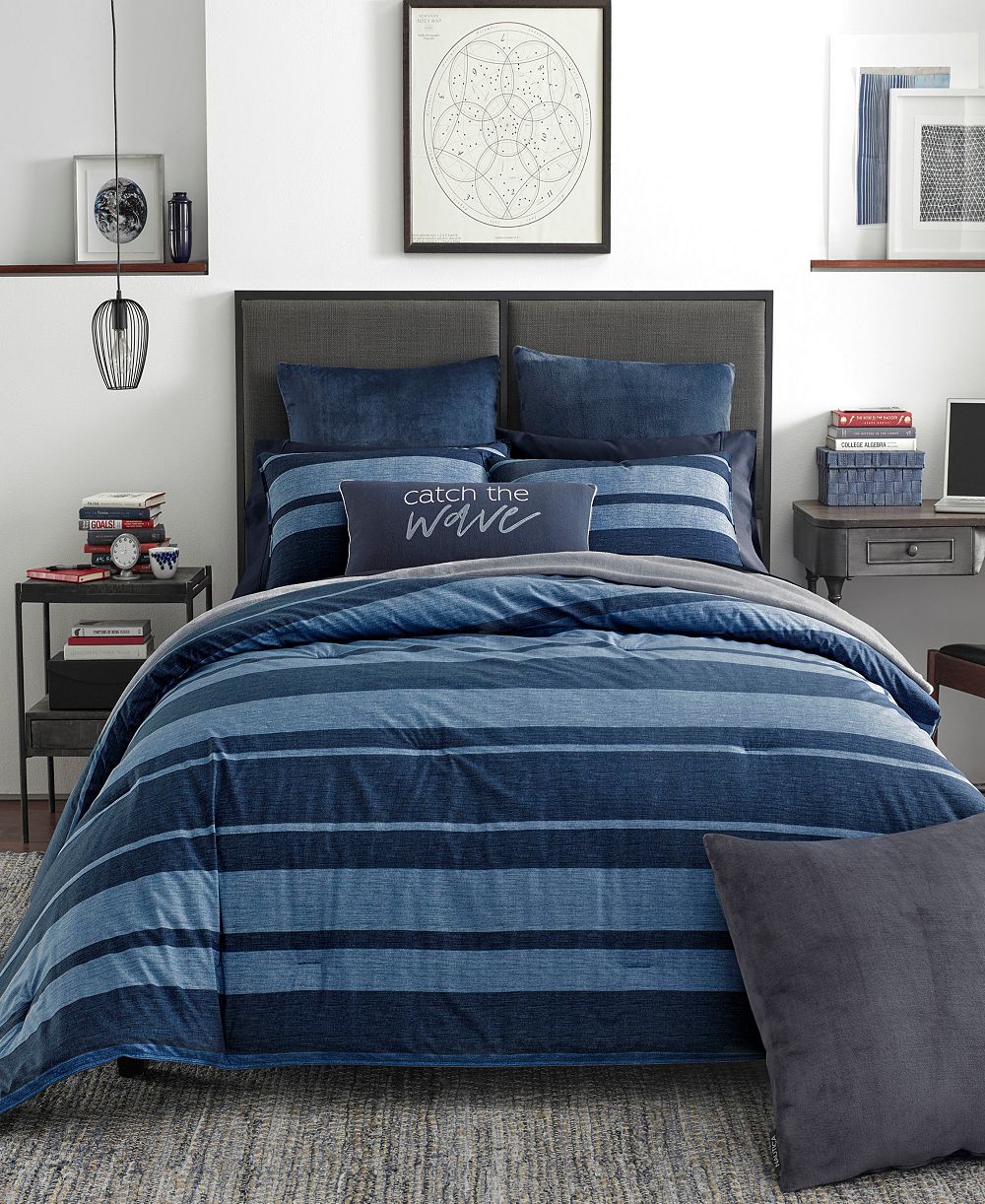 Nautica Longpoint Reversible 3-Piece Comforter Set, King