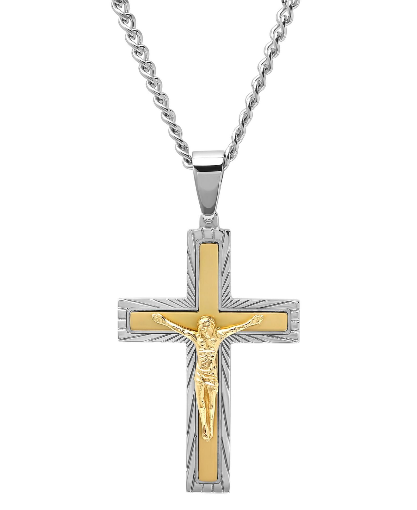 Macy's Men's Crucifix Pendant Necklace