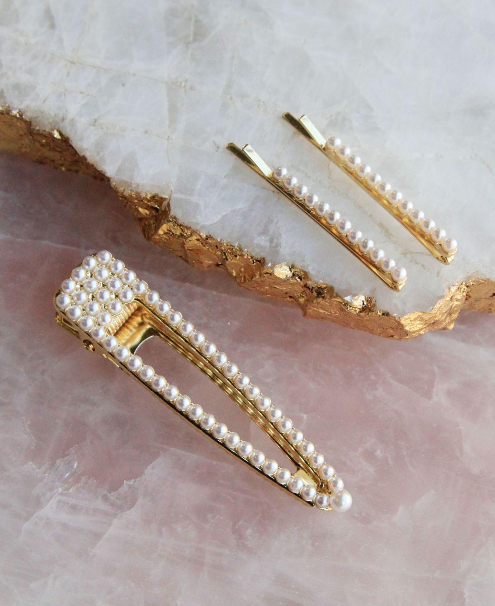 Набор заколок и шпилек Soho Style String of Pearls 3 Piece Set