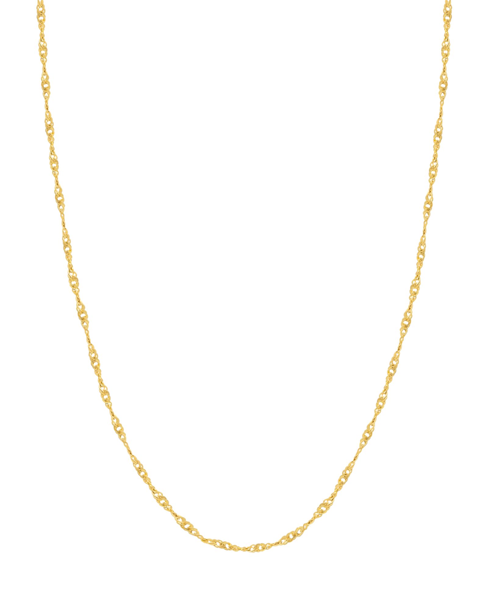 14K Yellow Gold Singapore 20" Chain (0.85 mm)